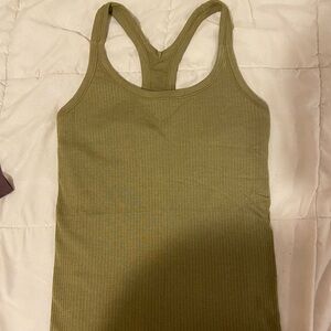 LULULEMON- brand new green TANK TOP